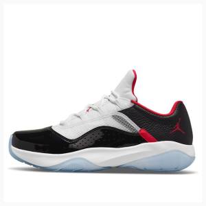 Nike CMFT Low Tennarit Miesten Air Jordan 11 Valkoinen Mustat Punainen | JD-752MB