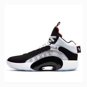 Nike DNA' Koripallokengät Miesten Air Jordan 35 Valkoinen Mustat | JD-149VU