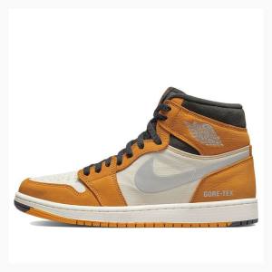 Nike Element Gore-Tex Koripallokengät Miesten Air Jordan 1 Keltainen Mustat | JD-350DL