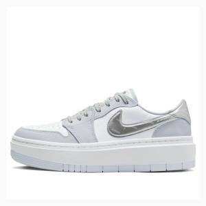 Nike Elevate Low SE Tear Away Tennarit Naisten Air Jordan 1 Valkoinen Pinkki | JD-659CS