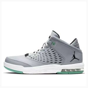 Nike Flight Origin 4 Koripallokengät Miesten Air Jordan Harmaat Vihreä | JD-079LS