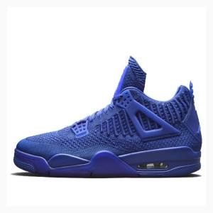 Nike Flyknit Hyper Royal Koripallokengät Miesten Air Jordan 4 Sininen | JD-629YX