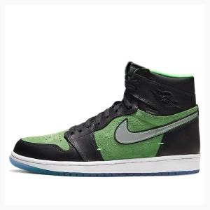 Nike HI Zoom Air Rage Koripallokengät Miesten Air Jordan 1 Vihreä Mustat | JD-458QI