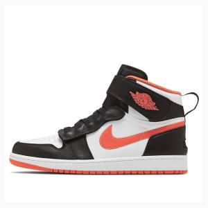 Nike Hi FlyEase Koripallokengät Miesten Air Jordan 1 Mustat Oranssi | JD-827PZ