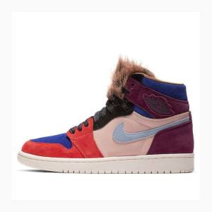 Nike High OG NRG Aleali May Koripallokengät Naisten Air Jordan 1 Oranssi Sininen Violetit | JD-731VE