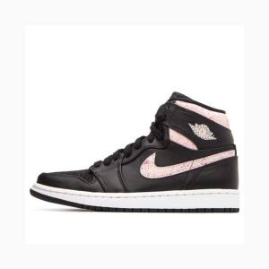 Nike High PREM Silt Koripallokengät Naisten Air Jordan 1 Mustat Pinkki | JD-036LF
