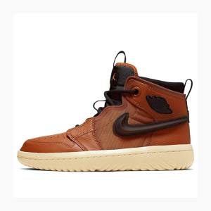 Nike High React Dark Russet Koripallokengät Miesten Air Jordan 1 Ruskea | JD-176YK