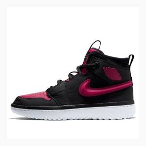 Nike High React Noble Koripallokengät Miesten Air Jordan 1 Mustat Punainen | JD-407WT