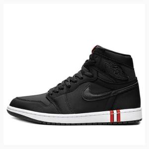 Nike High Retro PSG - Paris Saint Germain Koripallokengät Miesten Air Jordan 1 Mustat | JD-327IZ