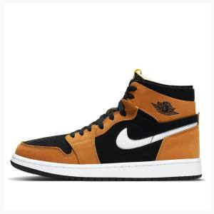Nike High Zoom Air CMFT Rookie Of The Year Koripallokengät Miesten Air Jordan 1 Mustat Oranssi | JD-748ZC