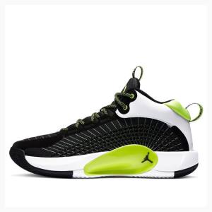 Nike Jumpman 2021 PF Koripallokengät Miesten Air Jordan Mustat Vihreä Valkoinen | JD-902NF