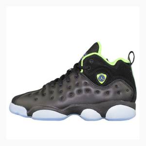 Nike Jumpman Team II Koripallokengät Naisten Air Jordan Mustat Vihreä | JD-064WZ
