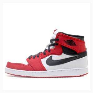 Nike KO High OG Chicago Koripallokengät Miesten Air Jordan 1 Punainen Mustat | JD-980WZ
