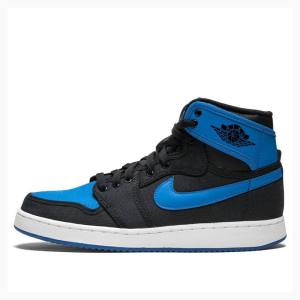 Nike KO High OG Urheilu Koripallokengät Miesten Air Jordan 1 Mustat Sininen | JD-574TW