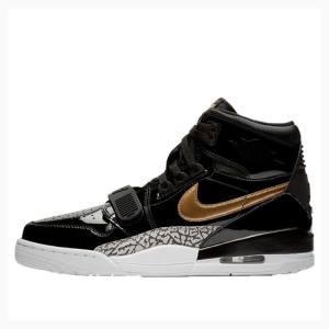 Nike Legacy 312 Koripallokengät Miesten Air Jordan Mustat Kultaiset | JD-324GC