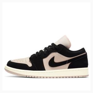 Nike Low Guava Ice Tennarit Naisten Air Jordan 1 Mustat Khaki | JD-769DR