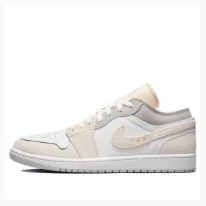 Nike Low Inside Out Tennarit Miesten Air Jordan 1 Valkoinen Harmaat | JD-281JG