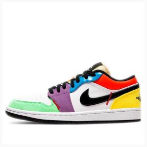 Nike Low Lightbulb Tennarit Naisten Air Jordan 1 Monivärinen | JD-560HL