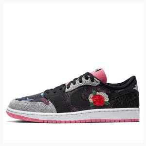 Nike Low OG CNY Chine New Year Tennarit Miesten Air Jordan 1 Mustat Harmaat Pinkki | JD-239HO