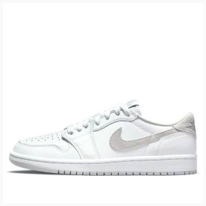 Nike Low OG Neutraalit Tennarit Naisten Air Jordan 1 Valkoinen | JD-743UB