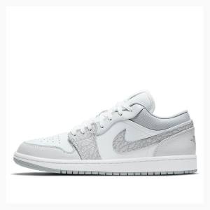 Nike Low Premium 'Elephant Print' Smoke Elephant Tennarit Miesten Air Jordan 1 Harmaat | JD-462FW