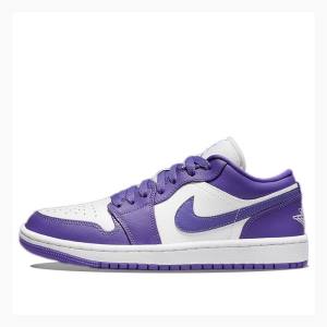 Nike Low Psychic Tennarit Naisten Air Jordan 1 Violetit Valkoinen | JD-910WS