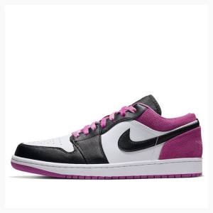 Nike Low SE Active Fuchsia Tennarit Miesten Air Jordan 1 Violetit | JD-813SW