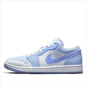 Nike Low SE Mighty Swooshers Tennarit Miesten Air Jordan 1 Sininen Mustat | JD-203JC