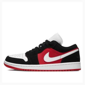 Nike Low Tennarit Naisten Air Jordan 1 Mustat Punainen Valkoinen | JD-907LY