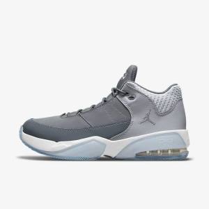Nike Max Aura 3 Koripallokengät Miesten Air Jordan Harmaat Valkoinen Harmaat | NK549DBM