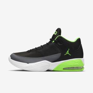 Nike Max Aura 3 Koripallokengät Miesten Air Jordan Mustat Harmaat Valkoinen Vihreä | NK739NMI