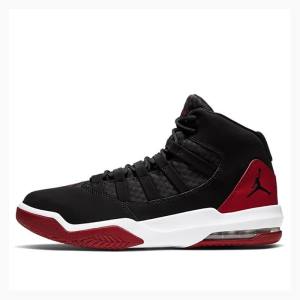 Nike Max Aura Koripallokengät Miesten Air Jordan Mustat Punainen | JD-095XR