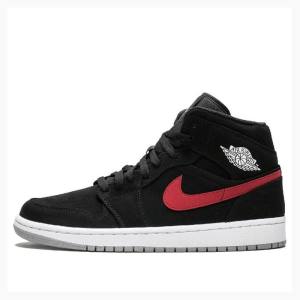 Nike Mid Koripallokengät Miesten Air Jordan 1 Mustat Punainen Sininen | JD-958GI