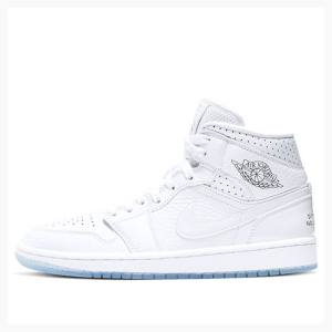Nike Mid Koripallokengät Naisten Air Jordan 1 Valkoinen | JD-537GS