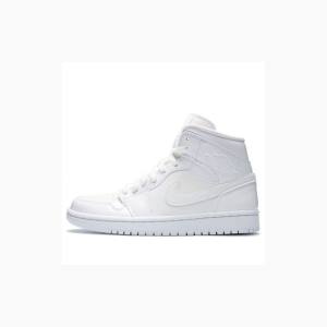 Nike Mid Koripallokengät Naisten Air Jordan 1 Valkoinen | JD-814JZ