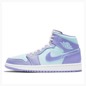 Nike Mid Pulse Koripallokengät Miesten Air Jordan 1 Violetit | JD-568RG