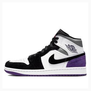 Nike Mid SE Koripallokengät Miesten Air Jordan 1 Violetit | JD-412IZ