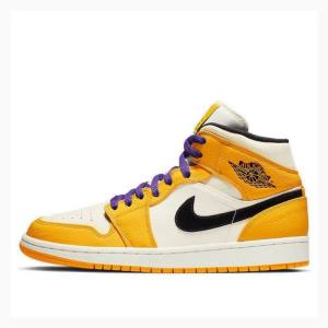 Nike Mid SE Koripallokengät Miesten Air Jordan 1 Kultaiset | JD-468GI