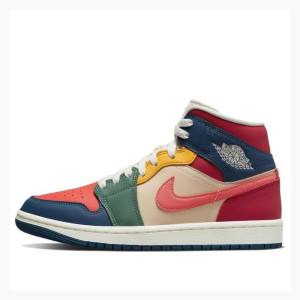 Nike Mid SE Koripallokengät Naisten Air Jordan 1 Monivärinen | JD-651UE