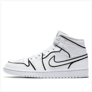 Nike Mid SE Koripallokengät Naisten Air Jordan 1 Valkoinen | JD-834OH