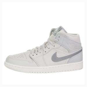 Nike Mid SE Light Bone Koripallokengät Miesten Air Jordan 1 Hopea | JD-135GE