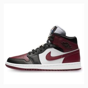 Nike Mid SE Pendants Koripallokengät Naisten Air Jordan 1 Punainen Mustat | JD-413JX