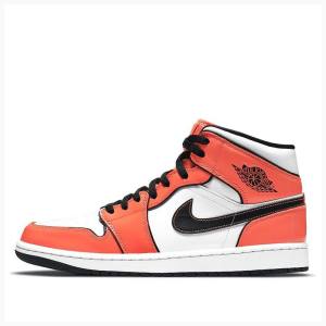 Nike Mid SE Turf Koripallokengät Miesten Air Jordan 1 Oranssi | JD-423VL