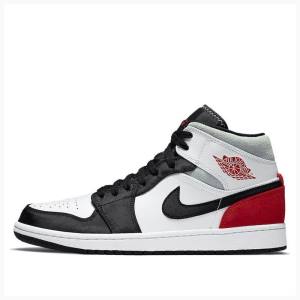 Nike Mid SE Union Varvas Koripallokengät Miesten Air Jordan 1 Punainen Mustat | JD-317AK
