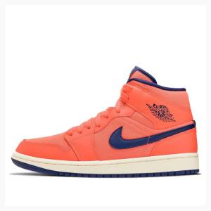 Nike Mid Turf Koripallokengät Naisten Air Jordan 1 Oranssi | JD-423CV