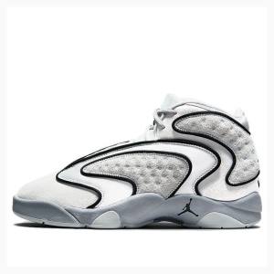 Nike OG Tech Grey Koripallokengät Naisten Air Jordan Harmaat Valkoinen Mustat | JD-178EV
