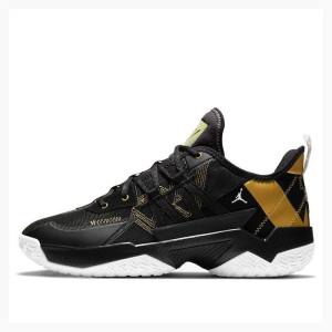 Nike One Take 2 PF 2 Koripallokengät Miesten Air Jordan Mustat Kultaiset Valkoinen | JD-418HI