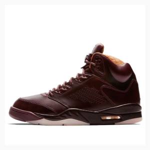 Nike Premium Bordeaux Koripallokengät Miesten Air Jordan 5 Punainen | JD-703AN