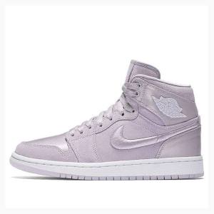 Nike RET High SOH Barely Koripallokengät Naisten Air Jordan 1 Vaaleanvioletit | JD-438UW