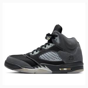 Nike Retro Anthracite Koripallokengät Miesten Air Jordan 5 Mustat Harmaat | JD-736PB